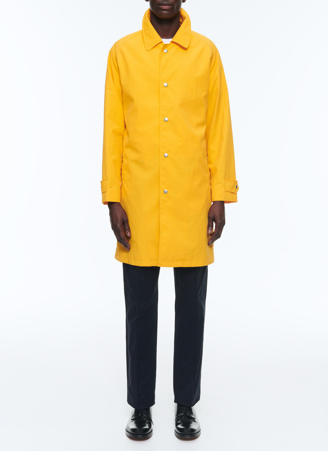 Imperméable homme jaune toile technique en polyamide Fursac - M3CIME-DM12-E005