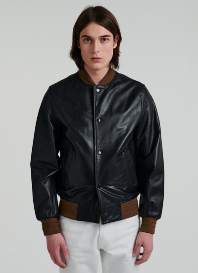 Men's noir jacket Fursac - M3PEDY-OL02-20