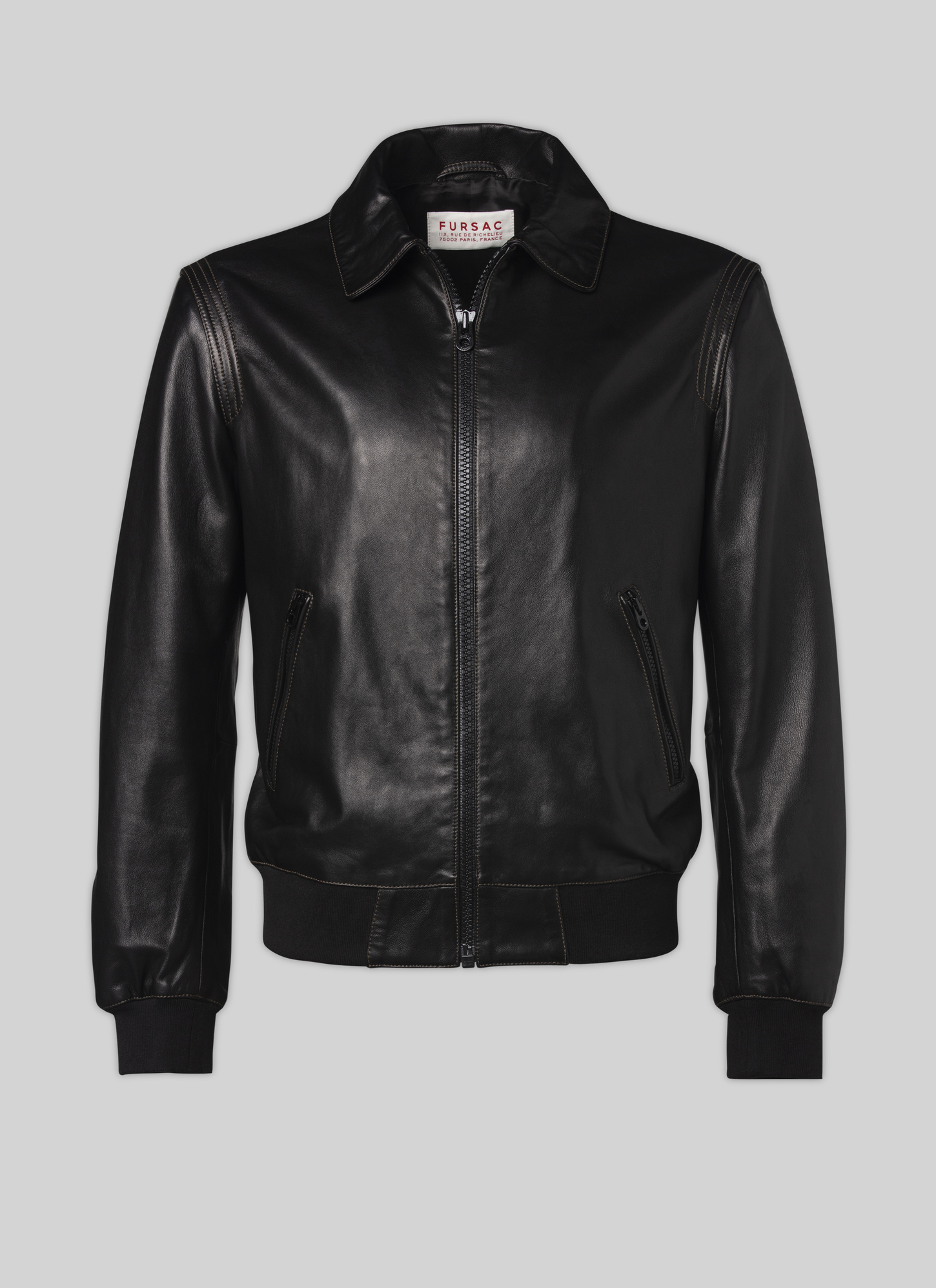 Men's black jacket Fursac - M3VINZ-VL09-20