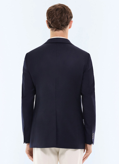 Men's main fabric: 95% virgin wool, 5% cashmereunder collar: 80% polyester, 20% viscosebody lining: 100% viscosesleeve lining: 57% viscose, 41% acetate, 2% cupro jacket Fursac - V3LADA-LV19-D030