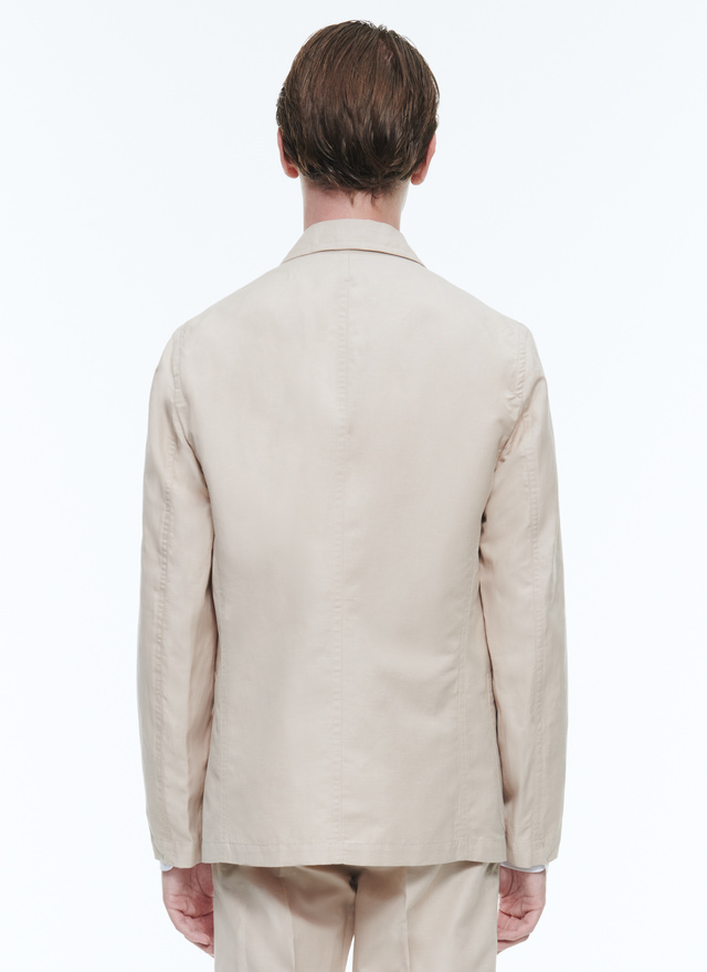 Men's beige jacket Fursac - V3DANA-DX09-A006