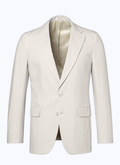 Linen and certified cotton jacket - V3DODI-DX03-A005