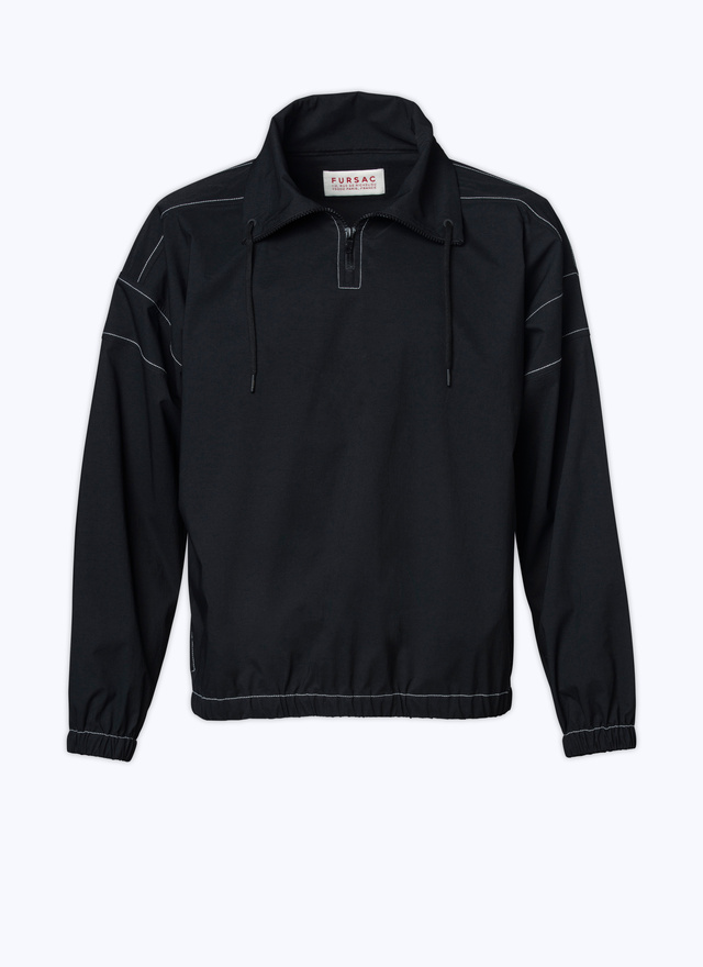 Men's black polyamide jacket Fursac - 22HM3ABDO-AX20/20