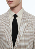 Checked basket weaved wool jacket - 23EV3BUXY-BV02/10