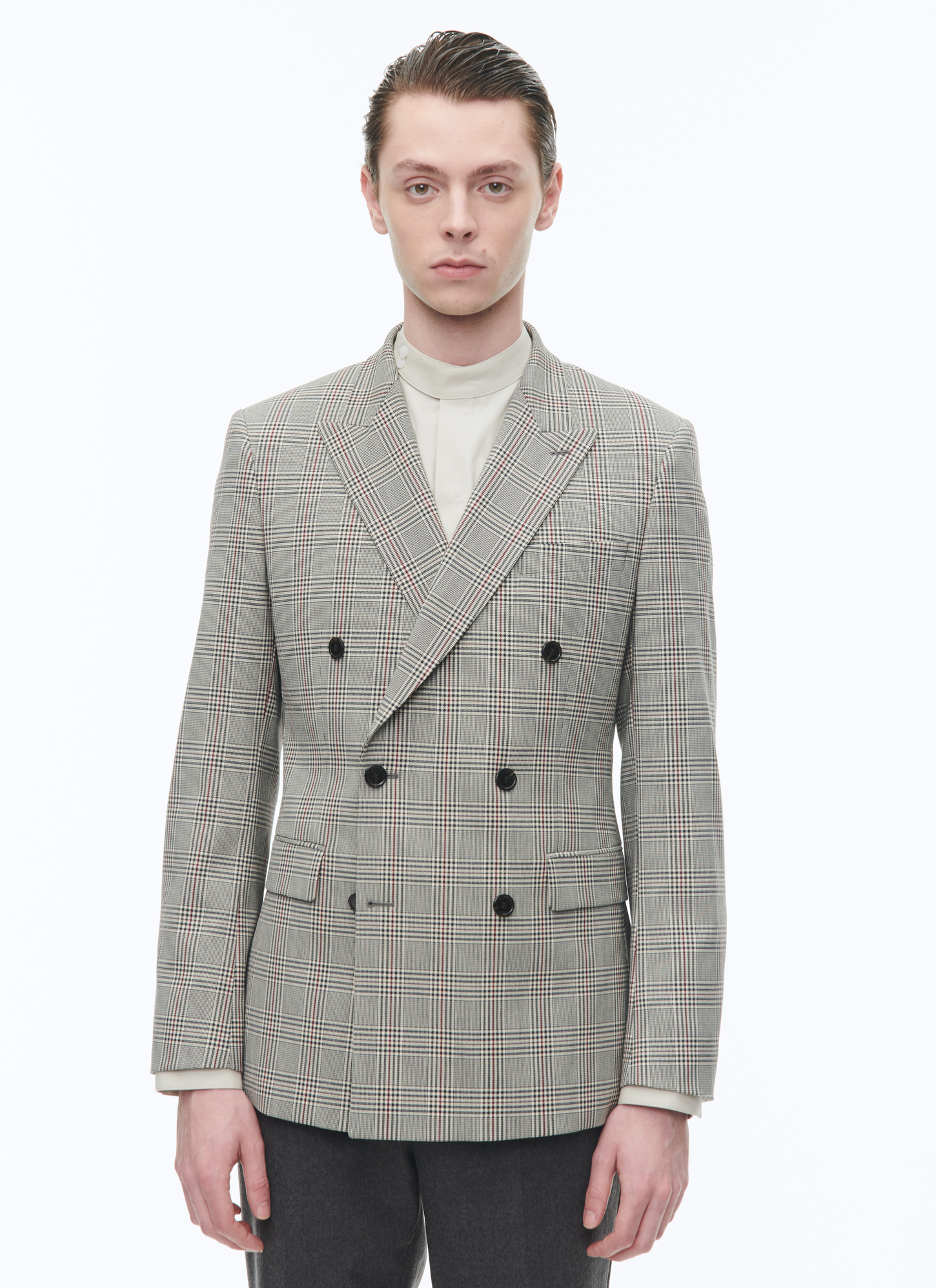 Men's jacket beige blended wool Fursac - V3CBIO-CV43-B001