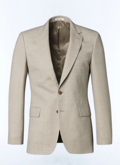 Men's beige jacket Fursac - V3BAXI-BC31-56