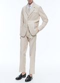 Linen and cotton slack jacket - V3DANA-DX09-A006