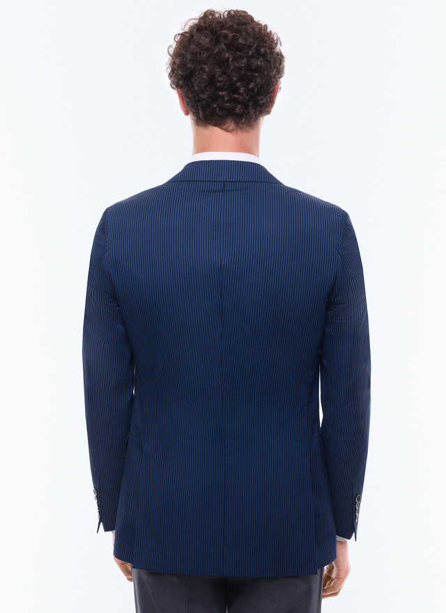 Men's blue jacket Fursac - V3BULL-DV10-D027