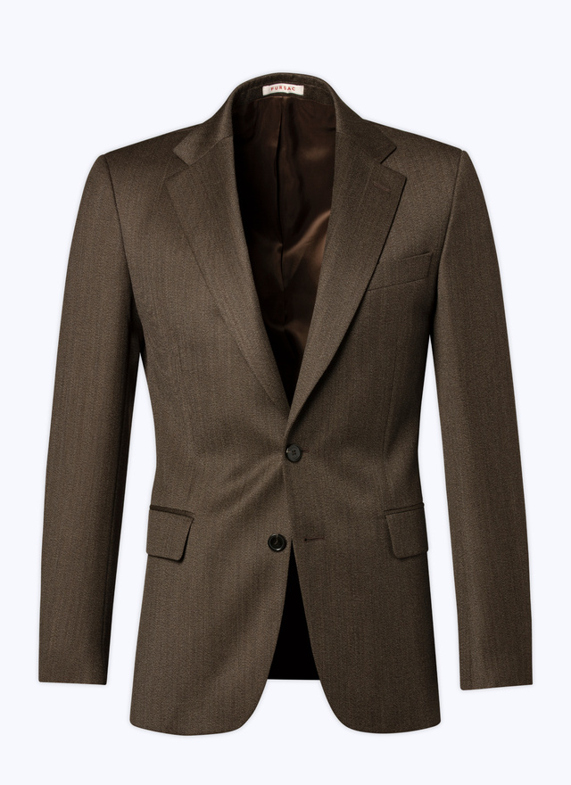 Men's bronze jacket Fursac - V3BULL-CX28-H016