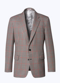 Houndstooth patterned wool jacket - V3BUDY-BV08-15