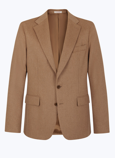 Men's camel wool jacket Fursac - V3EDEN-EV06-A011