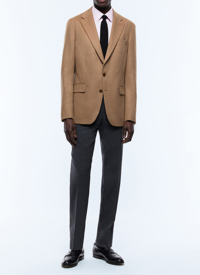 Men's jacket camel camel wool Fursac - V3EDEN-EV06-A011