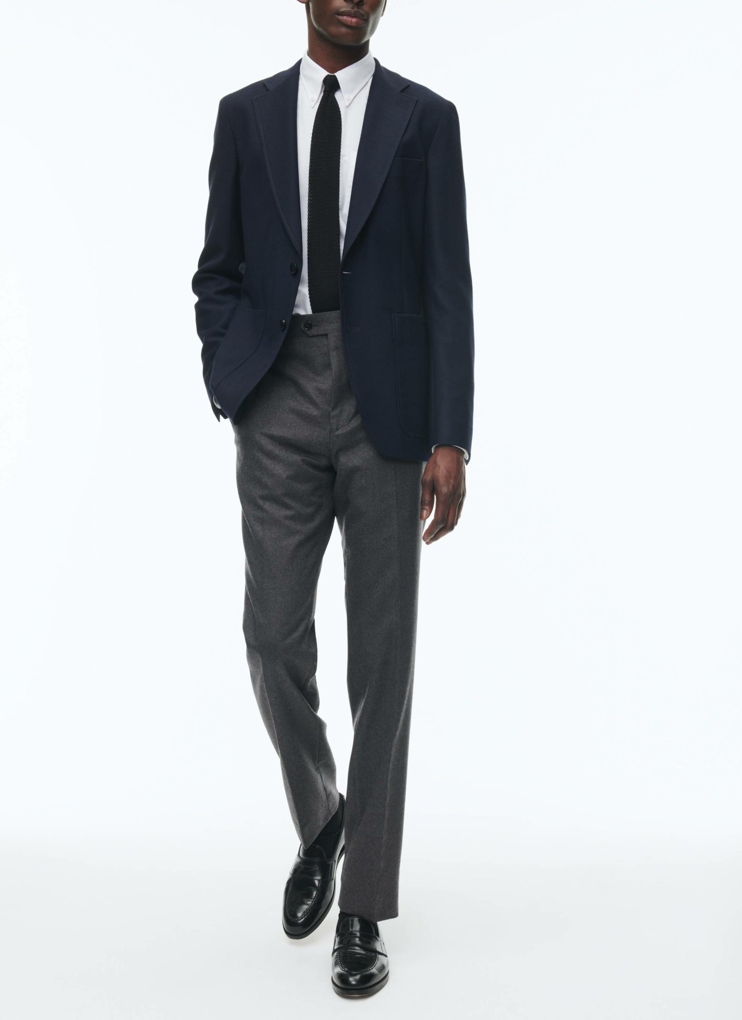 Men's carbon blue jacket Fursac - V3CIDD-CV31-D031