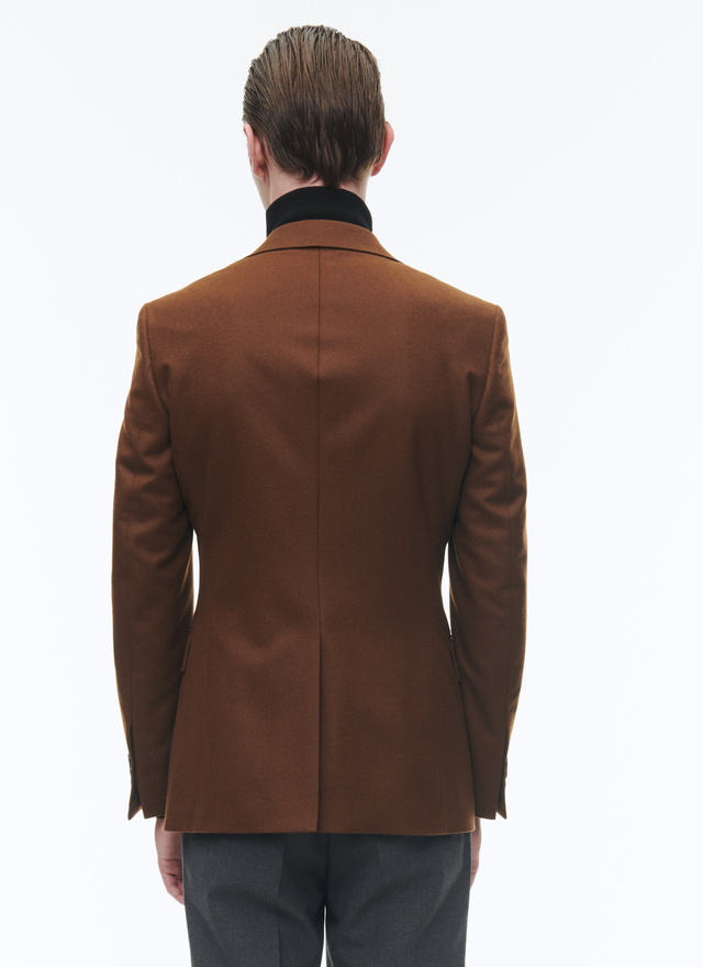 Men's virgin wool flannel jacket Fursac - V3BULL-CX21-G007