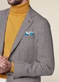 Wool blazer with Gingham checks - V3POBY-PX18-19