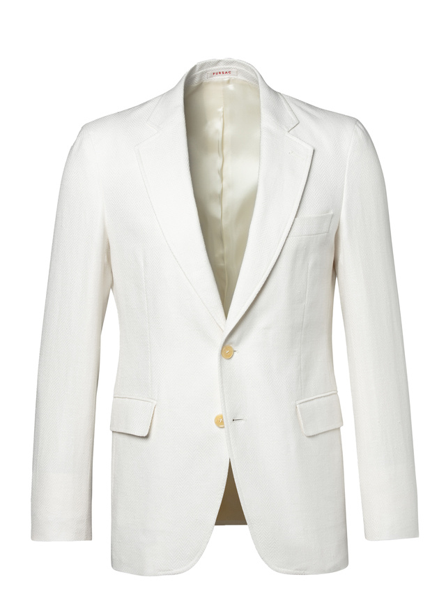 Men's linen and cotton serge jacket Fursac - V3DAMI-DV03-A004