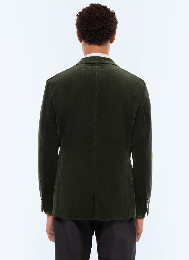 Men's green jacket Fursac - V3GLAM-GX41-H012