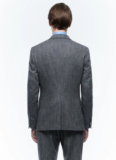 Men's virgin wool, cotton and linen jacket Fursac - V3CITO-CX40-B022