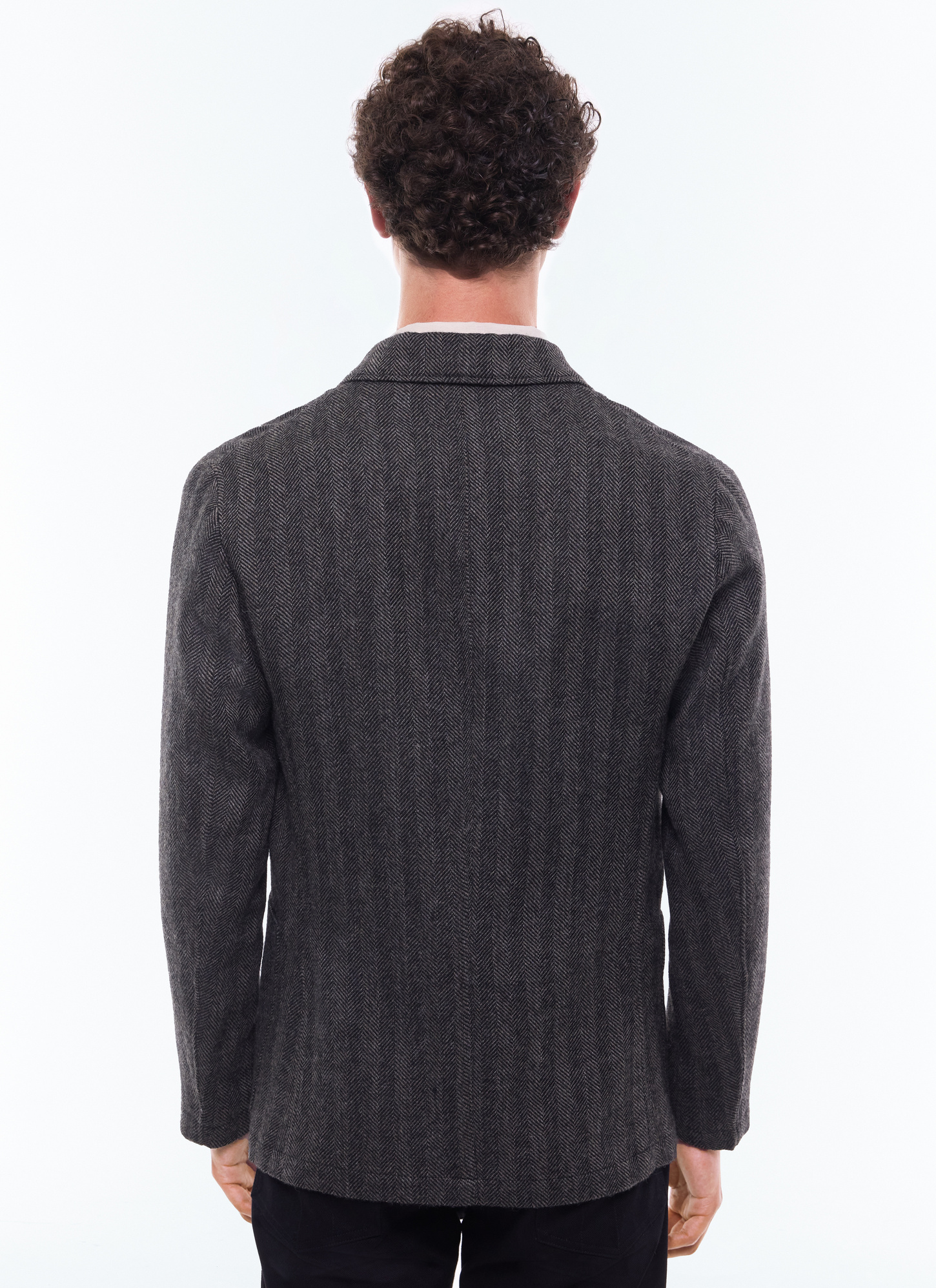 Men's grey jacket Fursac - V3ESNA-EV07-B021