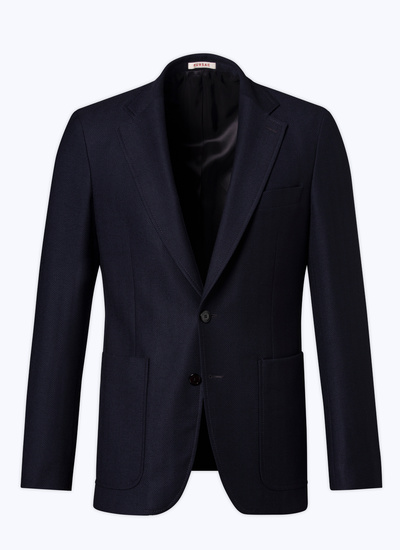 Men's navy blue jacket Fursac - V3CIDD-CV31-D031