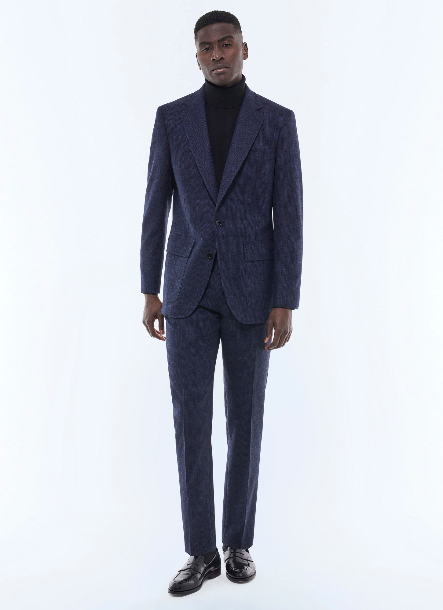 Men's navy blue jacket Fursac - V3GITO-CX40-D030