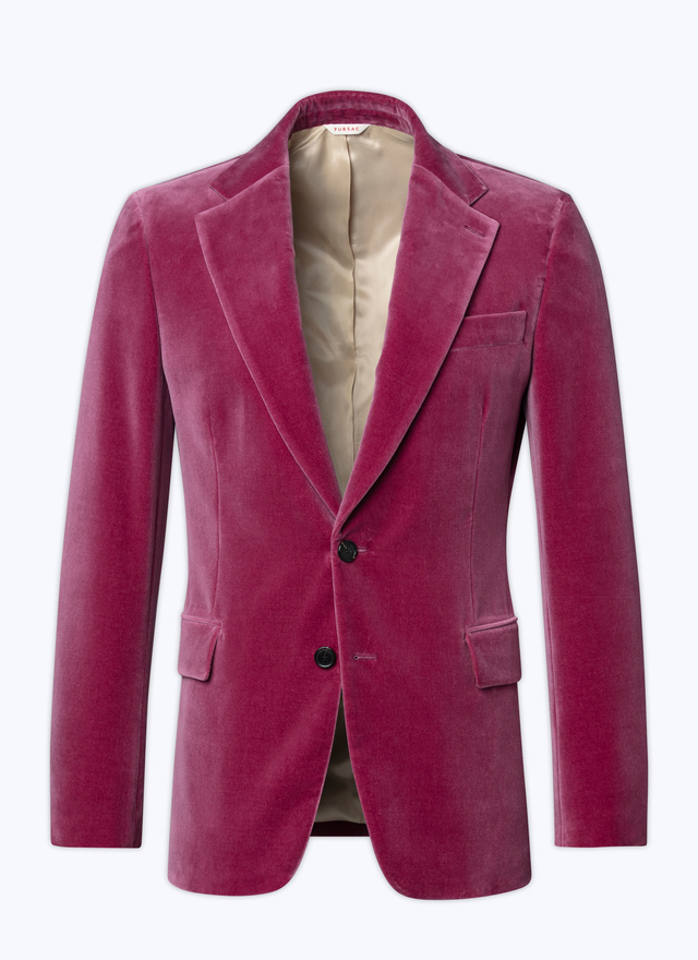 Men's pink velvet jacket Fursac - V3ALLO-RC66-76