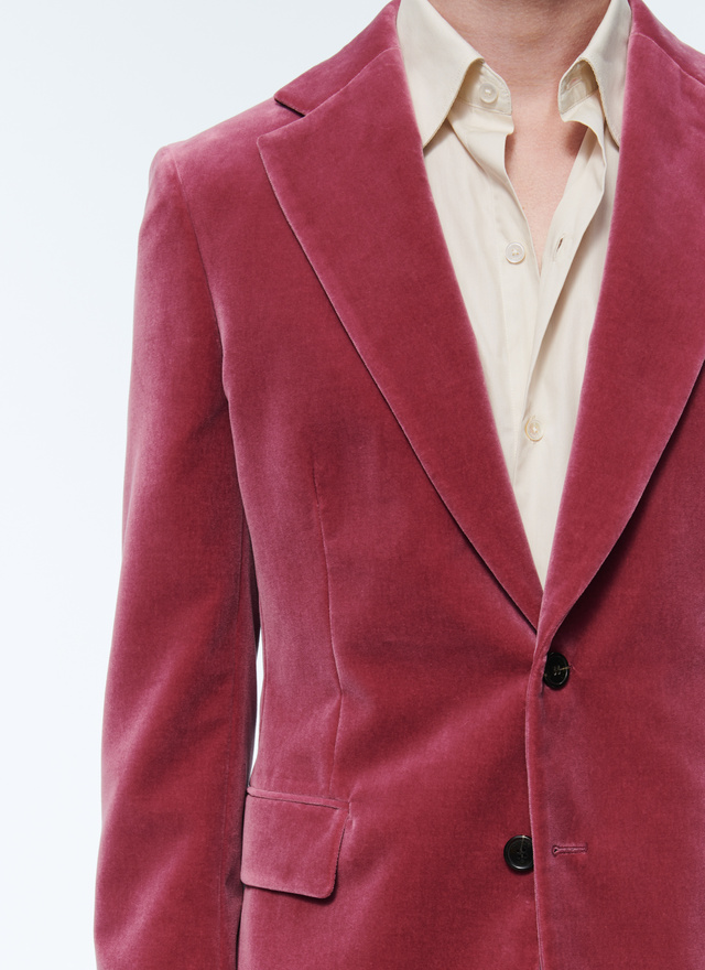 Men's rapsberry pink jacket Fursac - V3ALLO-RC66-76