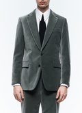 Velvet suit jacket - V3ELLA-EC21-H018