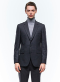 Fitted jacket in certified wool - V3EXUN-EC29-B022