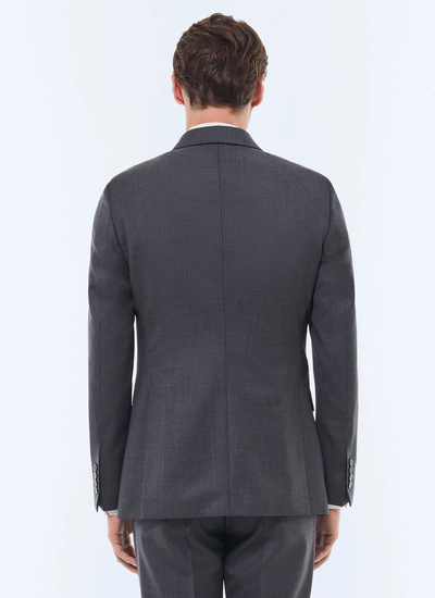Men's end-on-end virgin wool jacket Fursac - V3FOCA-CC64-B029