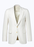 Linen and cotton houndstooth jacket - V3DAMI-DV03-A004