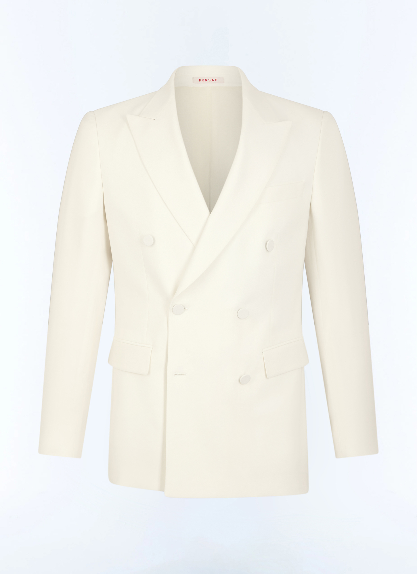 Men's white, ecru main fabric: 100% virgin woolunder collar: 80% polyester, 20% viscosebody lining: 100% viscose jacket Fursac - V3LIMO-GV48-A002