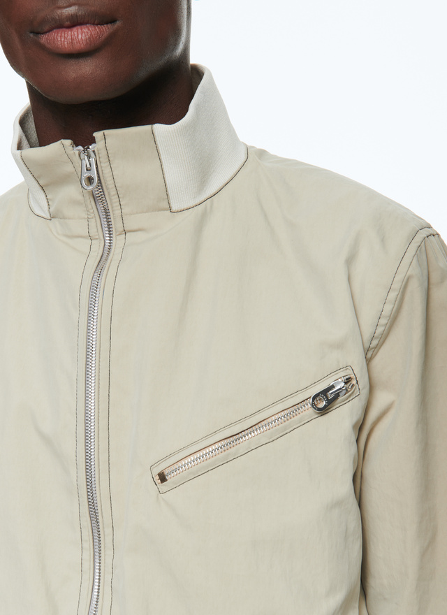 Men's cotton canvas jacket Fursac - 23EM3BSKI-BM21/09