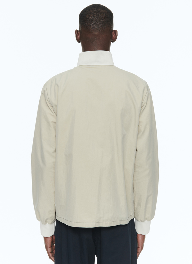 Beige shop canvas jacket