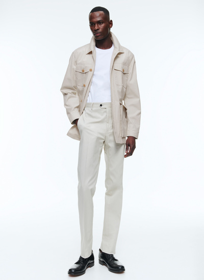 Men's cotton canvas jacket Fursac - M3DRNO-DM30-A005