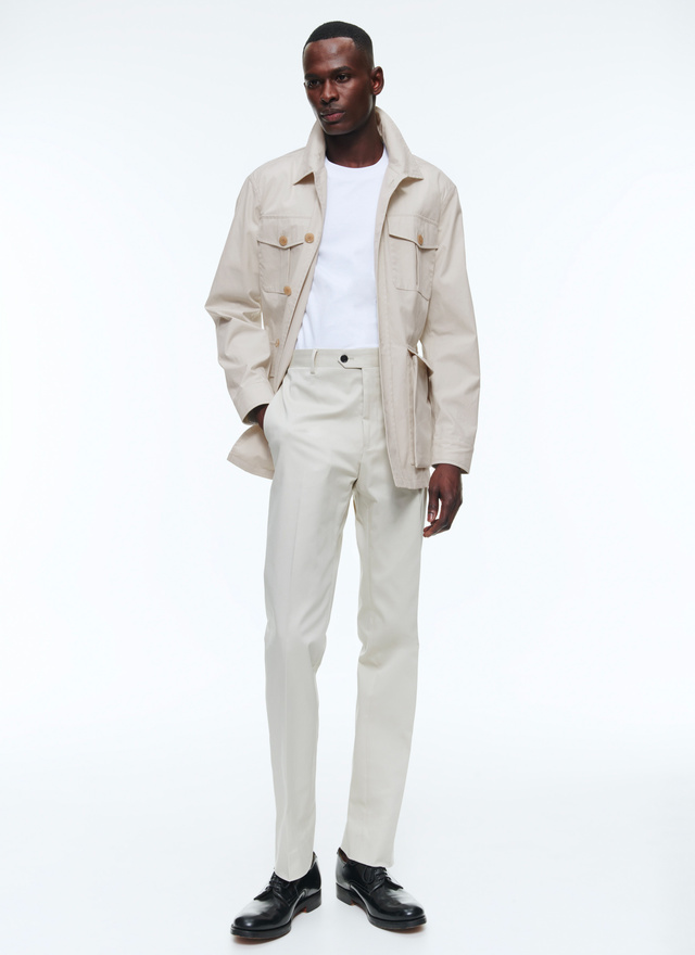 Men's cotton canvas jacket Fursac - M3DRNO-DM30-A005