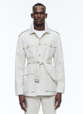 Cotton canvas safari jacket - M3DRNO-DM30-A005