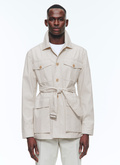 Cotton canvas safari jacket - M3DRNO-DM30-A005