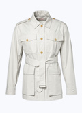 Cotton canvas safari jacket - M3DRNO-DM30-A005