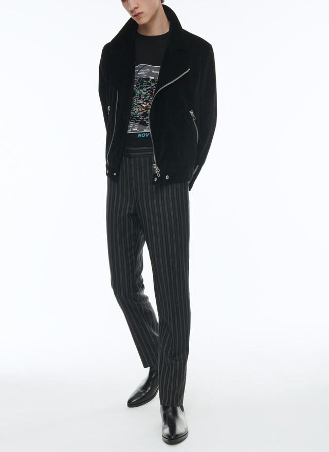 Men's black jacket Fursac - M3CASH-C711-20