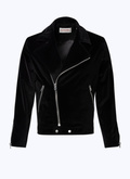 Velvet biker jacket - M3CASH-C711-20