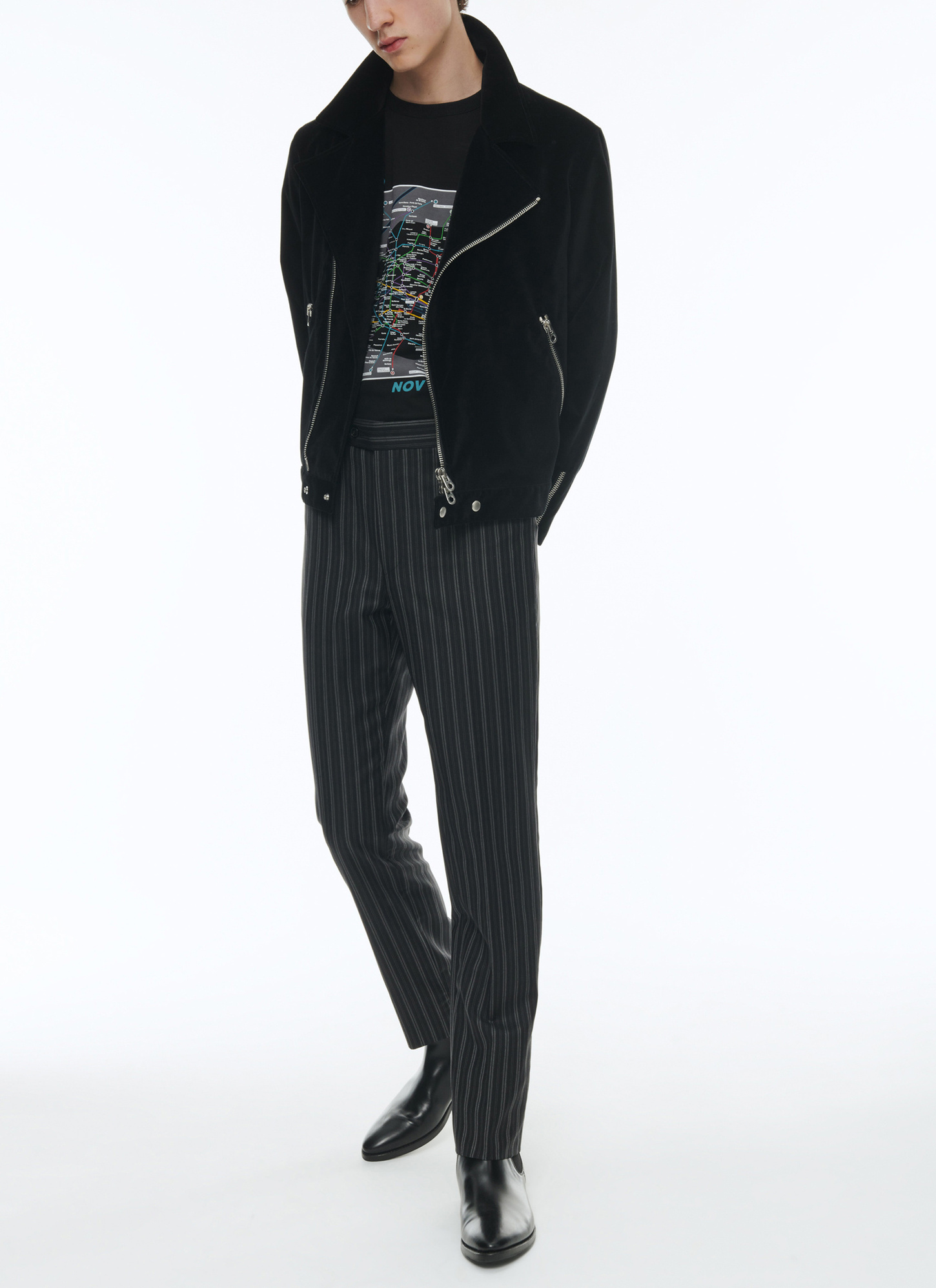 Men's black jacket Fursac - M3CASH-C711-20