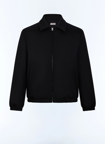 Men's black main fabric: 100% virgin woollining: 100% viscose jacket Fursac - M3LBLO-LM07-B020
