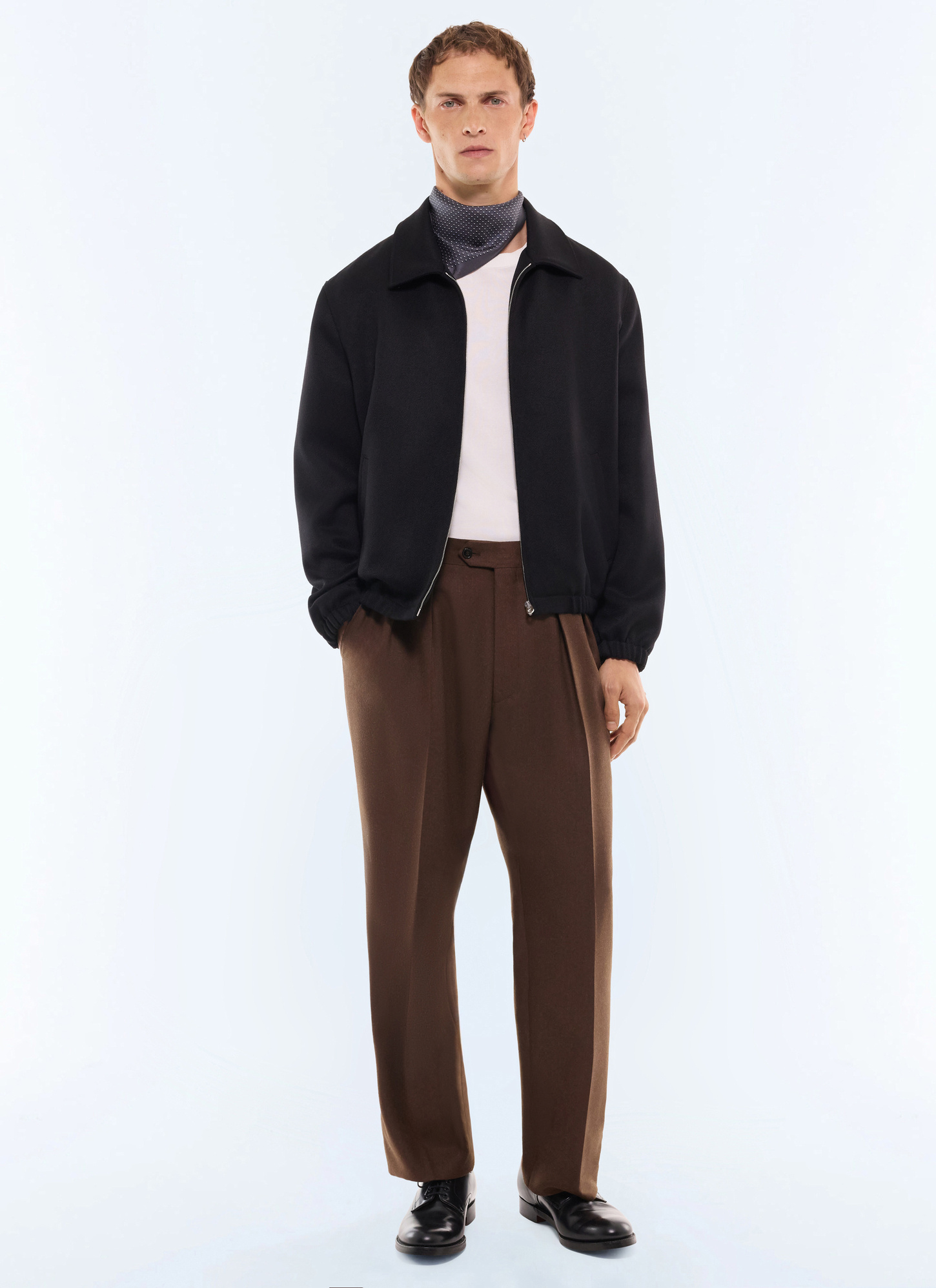 Men's black jacket Fursac - M3LBLO-LM07-B020