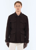 Wool and polyamide safari jacket - M3GILD-LM14-G019