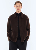 Straight felted wool jacket - M3LORK-JM13-G019