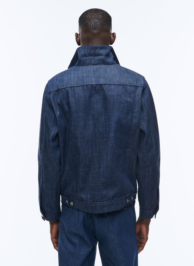 Men's denim cotton canvas jacket Fursac - M3AMMA-AX11-33