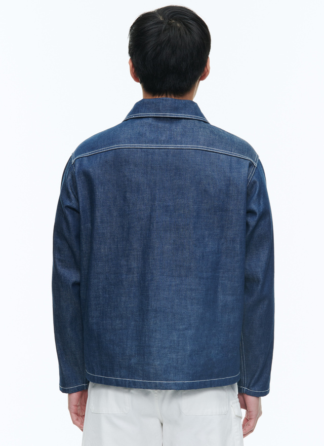 Men's organic cotton serge jacket Fursac - M3DEWI-AX11-33