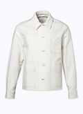 Organic cotton canvas jacket - M3DOLE-DM15-A002