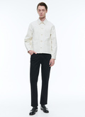 Organic cotton canvas jacket - M3DOLE-DM15-A002